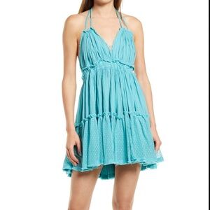 100 degree mini dress in blue lyst | Free people